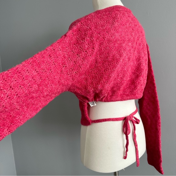 Zara pink crop sweater, NWT - Picture 6 of 7